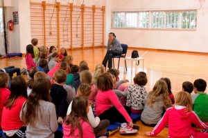 Posjet krčke pjesnikinje Vere Miš krčkim osnovnim školama